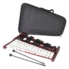 25 Note Glockenspiel complete with Dual Mallets & Carry Case by Bryce Music